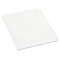 thumbnail image 1 of Self-Tab Index Dividers, 8-Tab, 11 X 8.5, White, 24 Sets | Bundle of 5 Boxes, 1 of 2