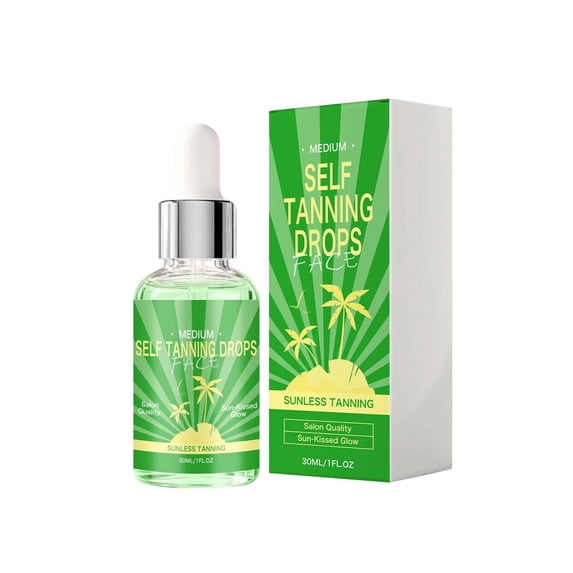 Self-Tanning Drops – Sunless Tanning, Light Shade, Salon-Quality, Smooth