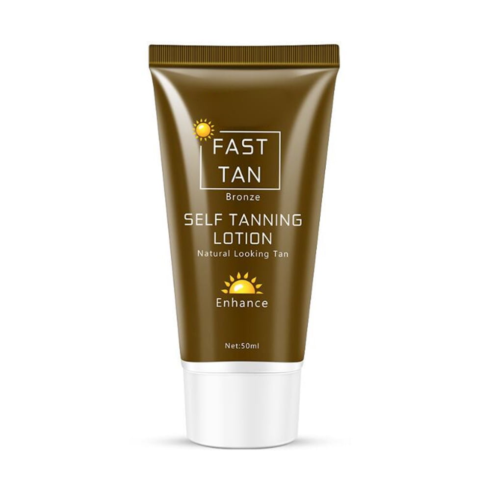 Self Tanning Lotion Sunless Body Fast Tanned Bronzed Cream Hydrated