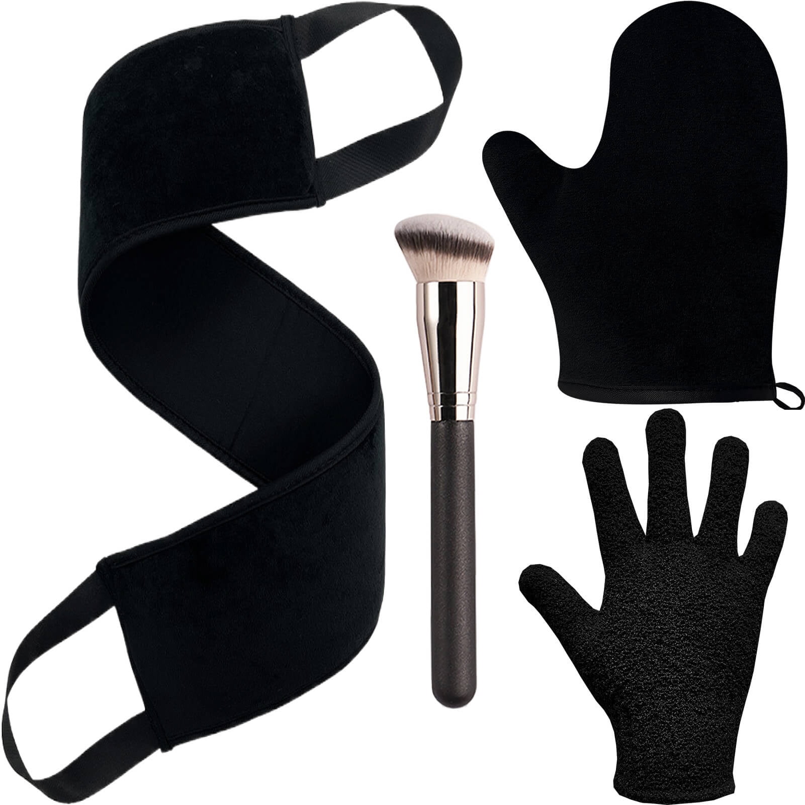 Self Tanning Mitt Applicator Kit, Includes Velvety Self Tanner Mitt, Back Tanning Applicator