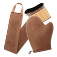 thumbnail image 1 of Self-Tanning Mitt Set with Waterproof Lining Double-Sided Self Tanner Glove Applicator Face Body Back Applicator Brush, 1 of 8
