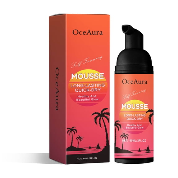 Self Tanning Mousse 2 oz, Lightweight formula for Streak Free Natural Tan
