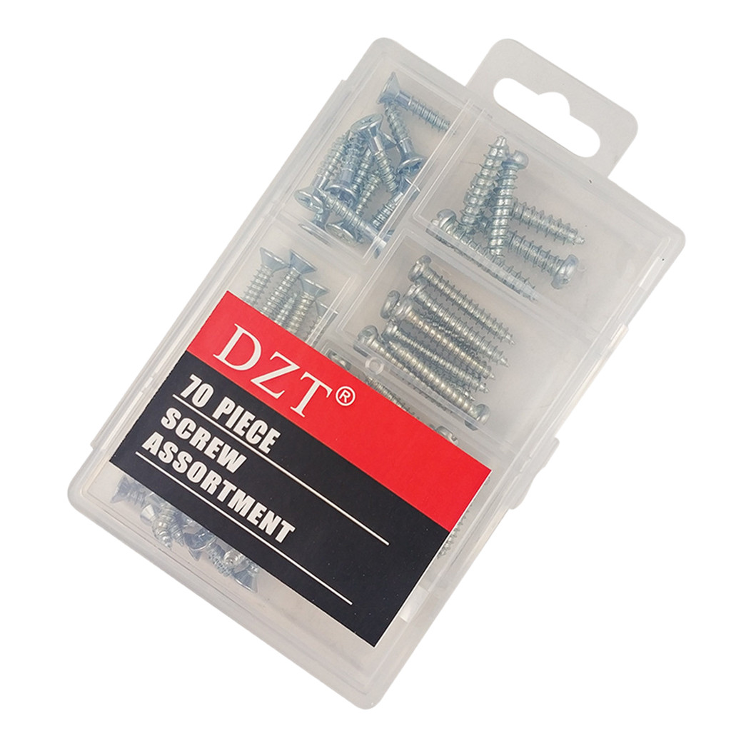 Self Tapping Metal Screws Assortment Kit Set Hardware Set Selftapping