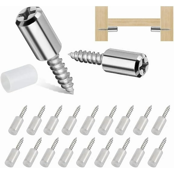 Self-Tapping Screws Cabinet Laminate Support,2024 New Shelf Pegs Pins with Non-Slip Sleeve, Shelf Pegs for Shelves, Shelf Support Pegs for Furniture Bookcase Shelf Cabinet Closet(30pcs)