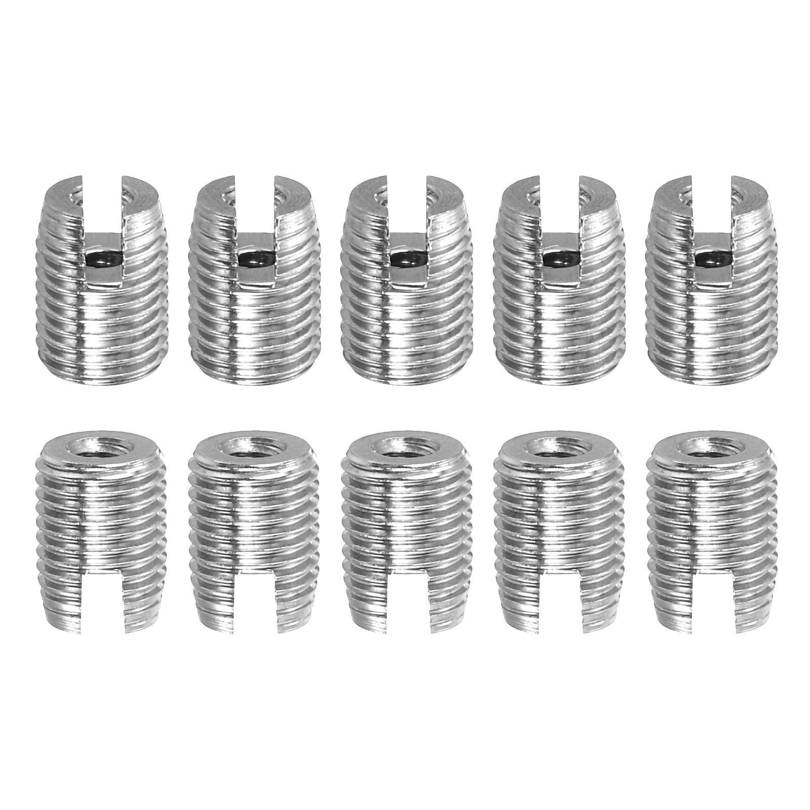 Self Tapping Threaded Inserts, 15Pack Inner M2 M4.5x6 303 Stainless Steel Nuts