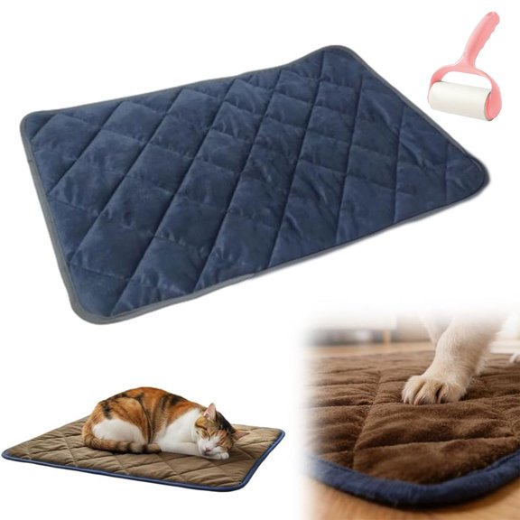 Self Warming Cat Bed Mat, Self Heating Cat Pad Self Warming Dog Mat, Thermal Reflection Pad for Dog, Washable Pet Heating Pads for Sofa Kennel Car Seat