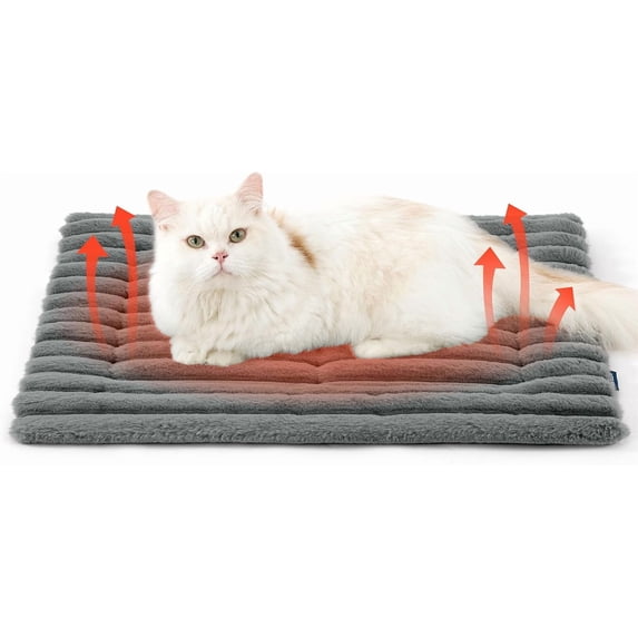 Self Warming Cat Bed, Soft Self-Heating Pad for Cats & Dogs, Thermal Extra Warm Puppy Mat Indoor & Outdoor, Non-Slip & Washable