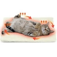 thumbnail image 1 of Self Warming Cat & Dog Bed Mat, Thermal Pet Pad with Heat Storage Aluminum Foil Lining, Washable No-Slip Design for Indoor/Outdoor Use, 24x18 Inches, 1 of 9