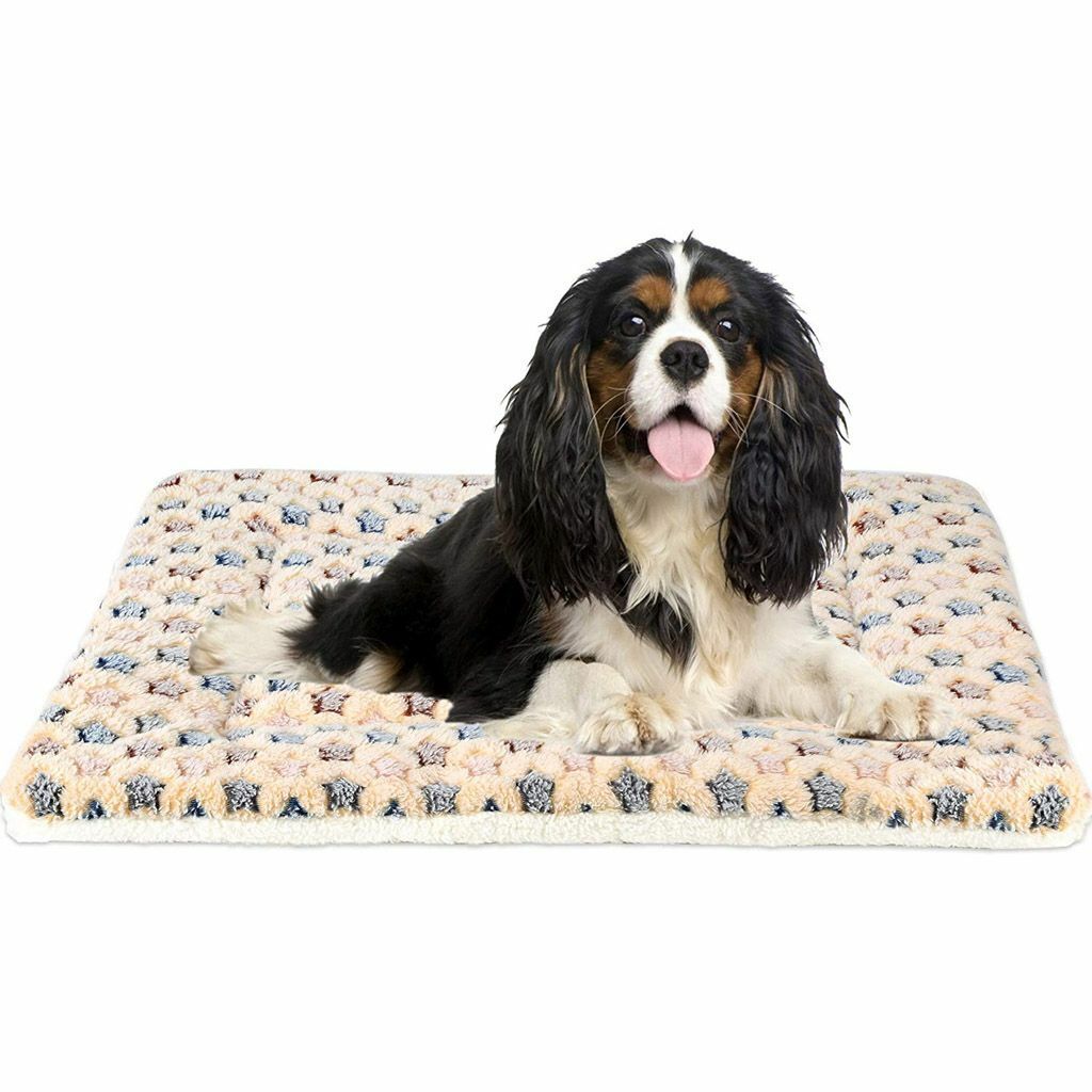 Self Warming Pet Bed Cushion Pad Dog Cat Cage Kennel Crate Soft Cozy