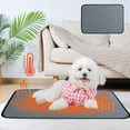 thumbnail image 1 of Self Warming Pet Mat for Cats and Dogs, Self Heating Bed Pad in Gray, 30x40cm 45x60cm 50x70cm Sizes, Non-slip Washable & Portable for Indoor Outdoor Use, Cozy Thermal Mat for Kittens Puppies, 1 of 8