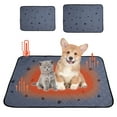 thumbnail image 1 of Self Warming Pet Mat | Self Cat Dog Bed | Non Slip Washable Thermal Pet Pad for Indoor Outdoor | Extra Warm No Electricity Needed | Polyester | Gray | 30x40cm or 50x70cm | 1 Pack, 1 of 6