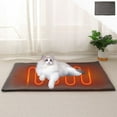 thumbnail image 1 of Self Warming Pet Mat for Cats & Dogs | Thermal Heated Pet Bed Pad | Indoor Outdoor Use | Non-Slip Washable Mat | 35x21 Inch Gray Polyester Mat, 1 of 6
