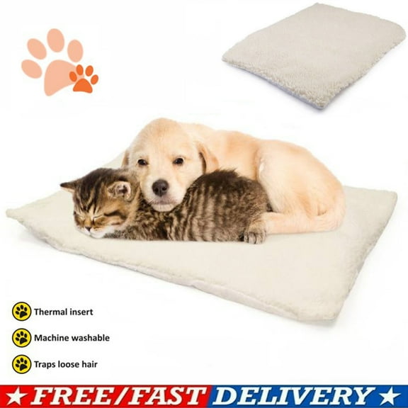 Self-Warming Pet Pad - Thermal Cat and Dog Warming Bed Mat Soft Outdoor Heated Pet Bed Cat Bed
