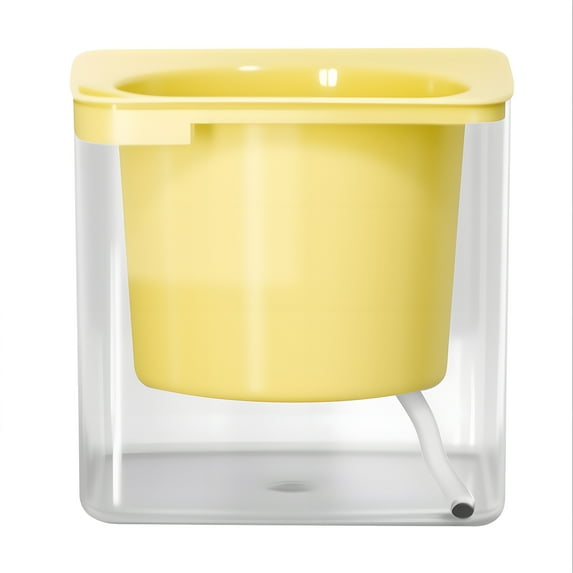 Self-Watering Flower Pot Automatic Irrigation Planter with Absorbent Cotton Rope Water Storage Flowerpot with Drainage Hole for Indoor Outdoor Plants