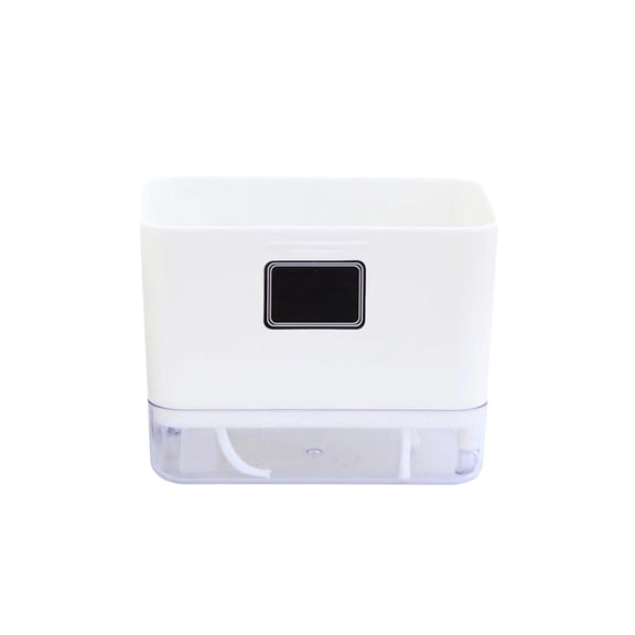 Self Watering Flower Pot, Double Layer Plant Pot, Magnetic Suction Automatic Water Absorbing Planter with Transparent Water Level Indicator, Thickened Durable Plastic for Indoor Plants Maintenance