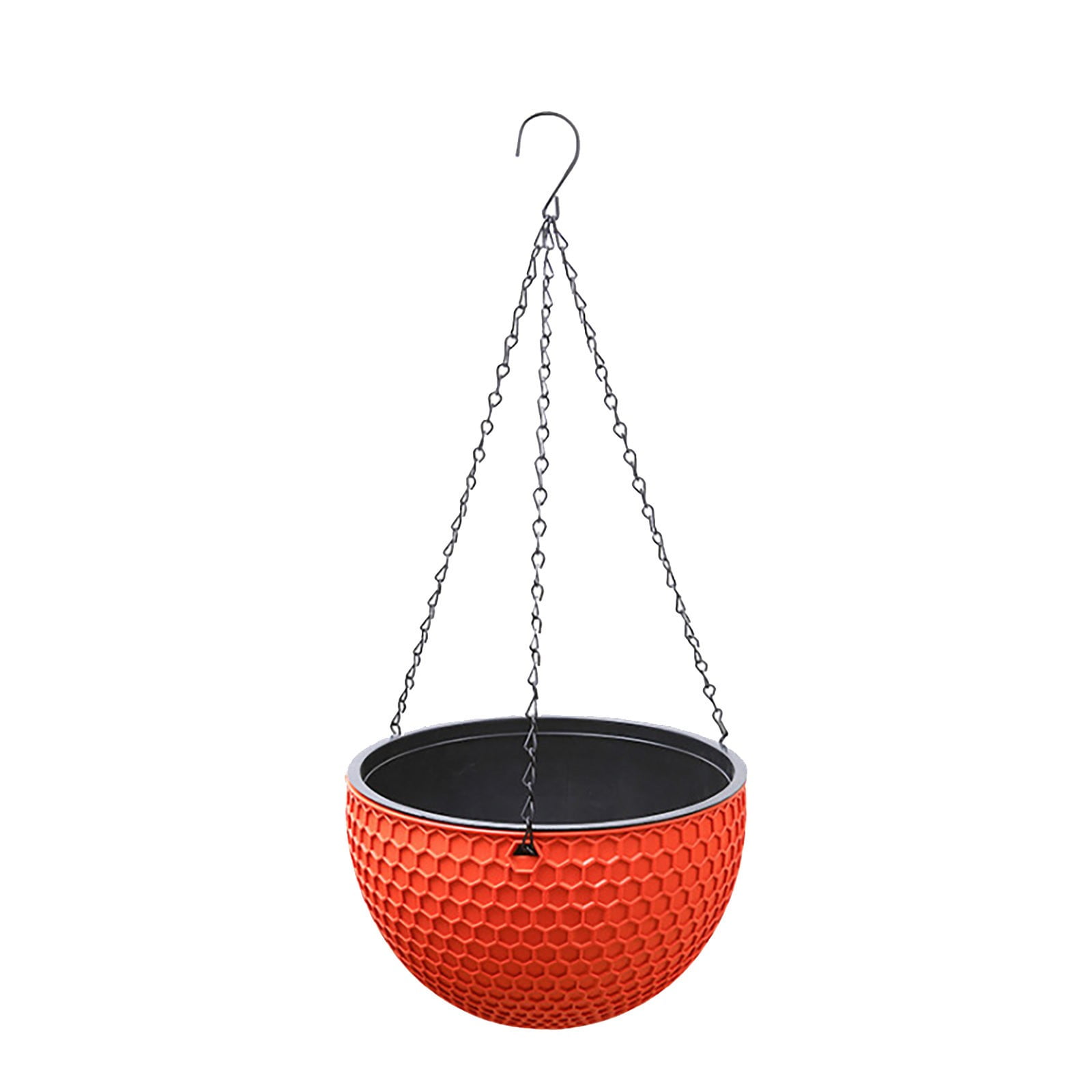 Self-Watering Hanging Planters, Garden Flower Pot Container, Hanging Honeycomb Planter Pot with Drainer and Chain for Indoor Outdoor Hanging Pot