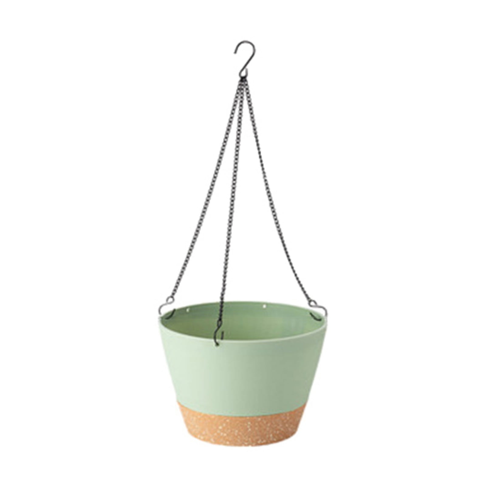SelfWatering Hanging Planters, Plastic Planters with Drainage Holes