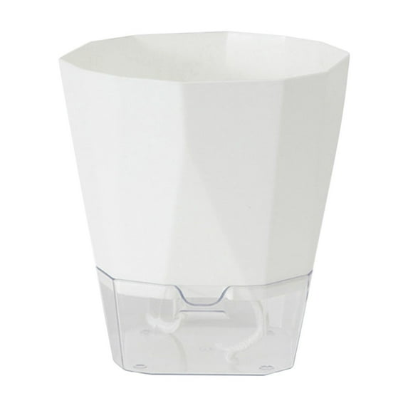 Self Watering Indoor Planters,Home Plant Container,Modern Decorative Plant and Flower Pots for Succulents,Aloe,Herbs,African Violets,Peace Lily with Absorbent Rope