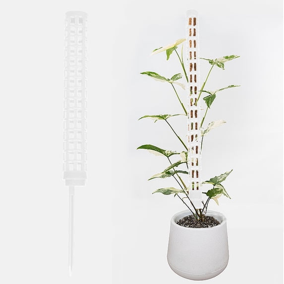 Self-Watering Moss Pole for Climbing - Vertical Support Stick with Semi-Cylindrical Design, Expandable Modular System for Monstera, Ivy & Vines - Indoor/Outdoor Growth Assistant