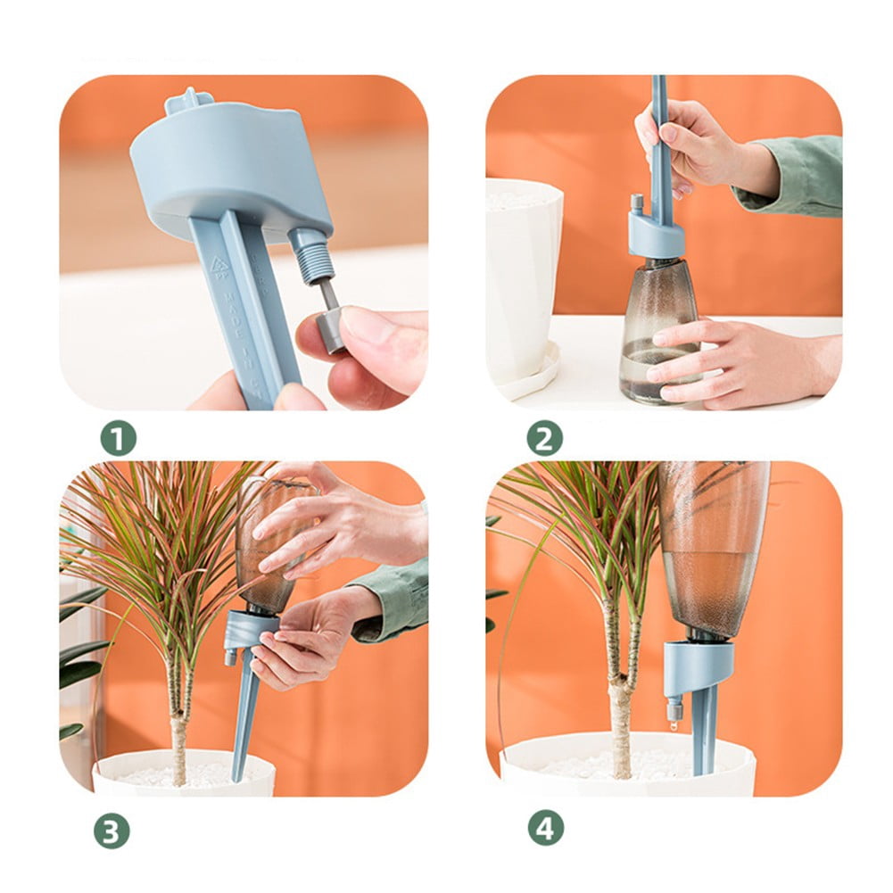 Water Dripler Self Watering Plant Device Automatic Drip Irrigation System for Indoor ...
