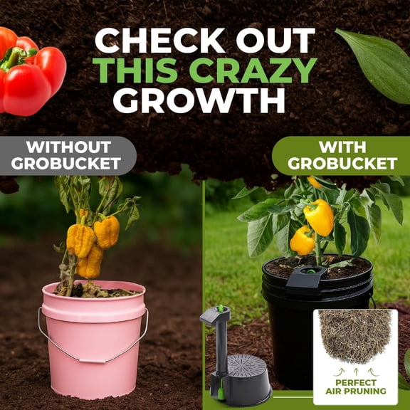 Self-Watering Planter Insert (3PK) - Turn Any Bucket into a Self-Watering Container Garden