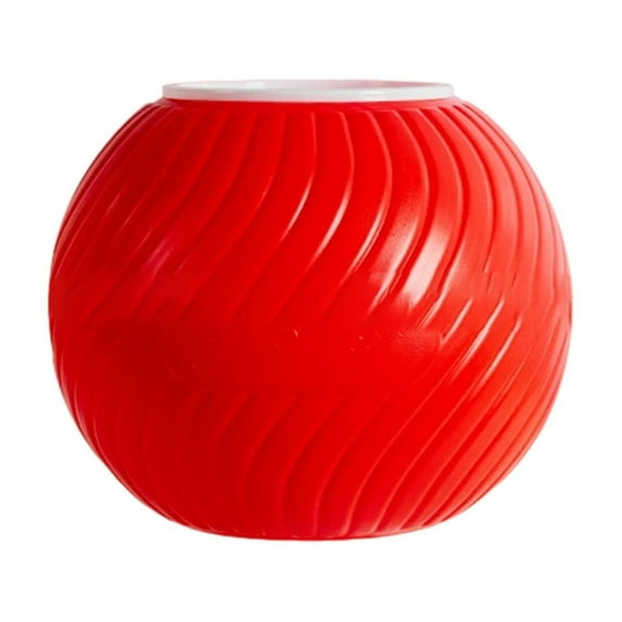 Self Watering Planter Plastic Flower Pot 8x7x7 Inches Red Indoor Hydroponic Plant Pot with Water Storage for Desktop Home Decoration