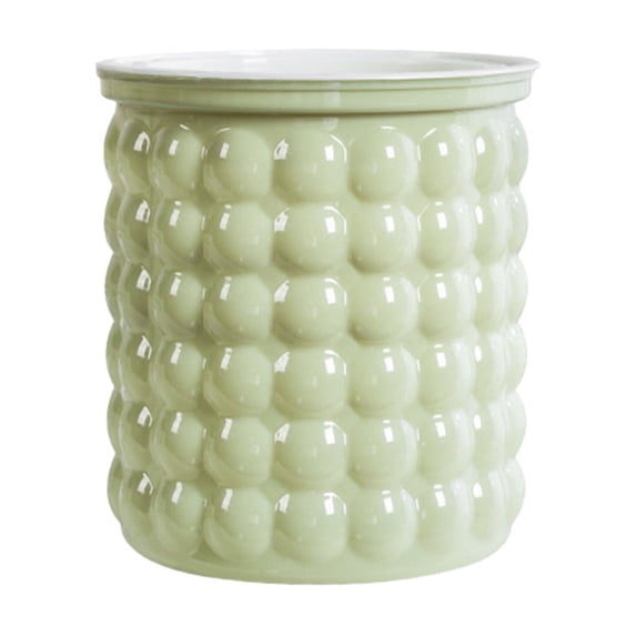 Self Watering Planters 4.7 Inch Self Watering Flower Pot for Indoor Plants, Decorative Pots with Wick Rope, for House Plants (Green)