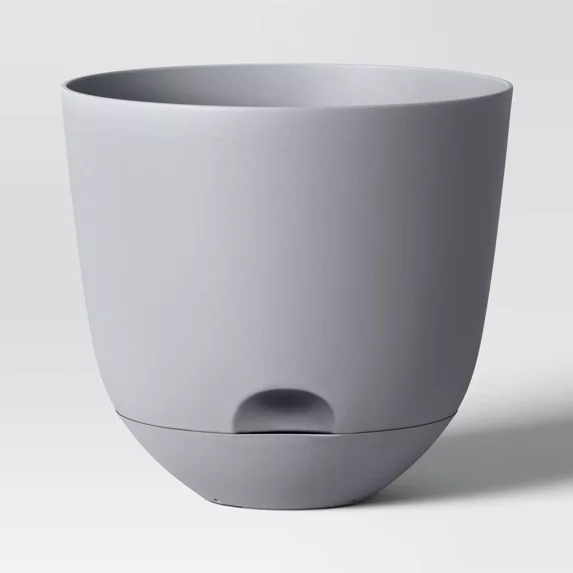 Self-Watering Plastic Indoor Outdoor Planter Pot