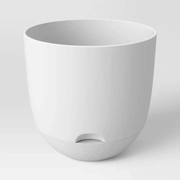 Self-Watering Plastic Indoor Outdoor Planter Pot