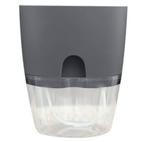 Self Watering Pots for Indoor Plants, Lazy Flower Pot Automatic Water Absorption Plastic Pot Green Water Culture, Self Watering Pots with Drainage Holes, for All House Plants, Flowers, Herbs