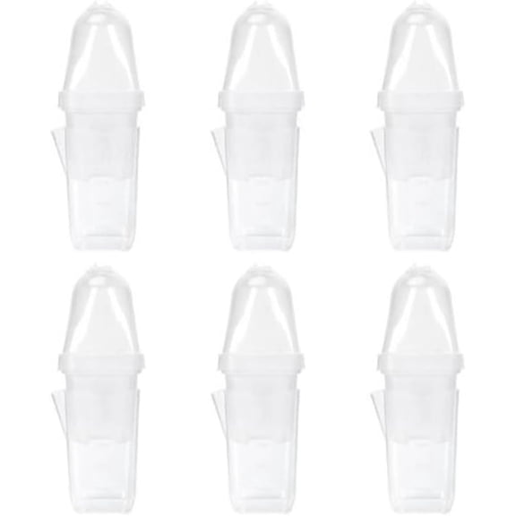 Self Watering Propagation Pots with Humidity Dome, Cups Cuttings Succulents Vegetables, 2.5 Inch Plant Labels Included, 6 Pack