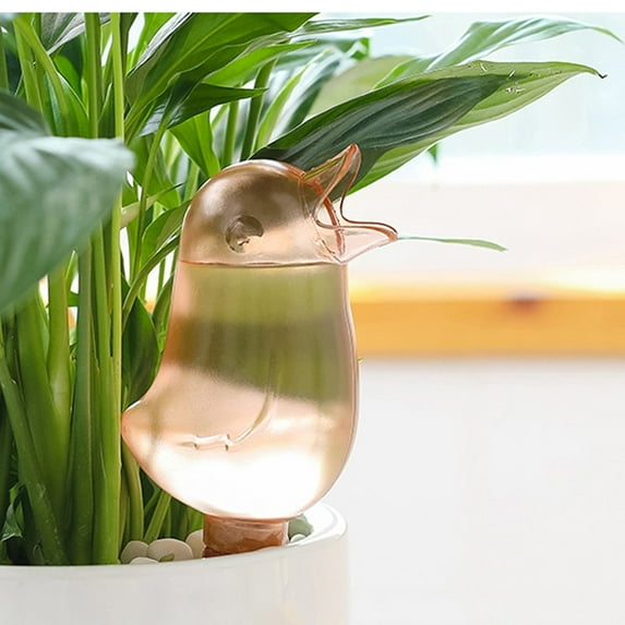 Self Watering Spikes Plant Waterer of Bird Shape,Clear Watering Stakes Automatic Drip Irrigation Water Stakes for Indoor Outdoor Potted Plants Flowers