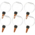 thumbnail image 1 of Self Watering Spikes for Greenerys 6-Pack, 500ml Ceramic Greenery Watering Stakes with Glass Bulbs, Automatic Drip Irrigation System for Indoor Outdoor Potted Flowers Garden Vacation Care, 1 of 9