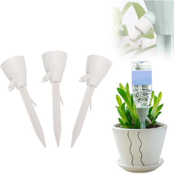 Self Watering Spikes with Control Valve for Potted Plants