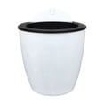thumbnail image 1 of Self Watering Wall Mounted Hanging Planter Pot with Drain Hole, Multicolor Plastic Vertical Wall Flower Basket for Balcony Patio Indoor Outdoor Green Plant Decor, 1 of 5