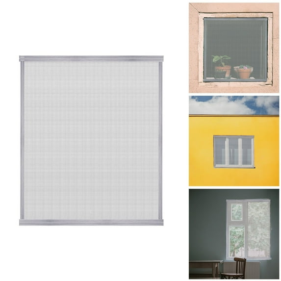Self Window Screen No Tools Installation Removable Netting for Doors and Windows