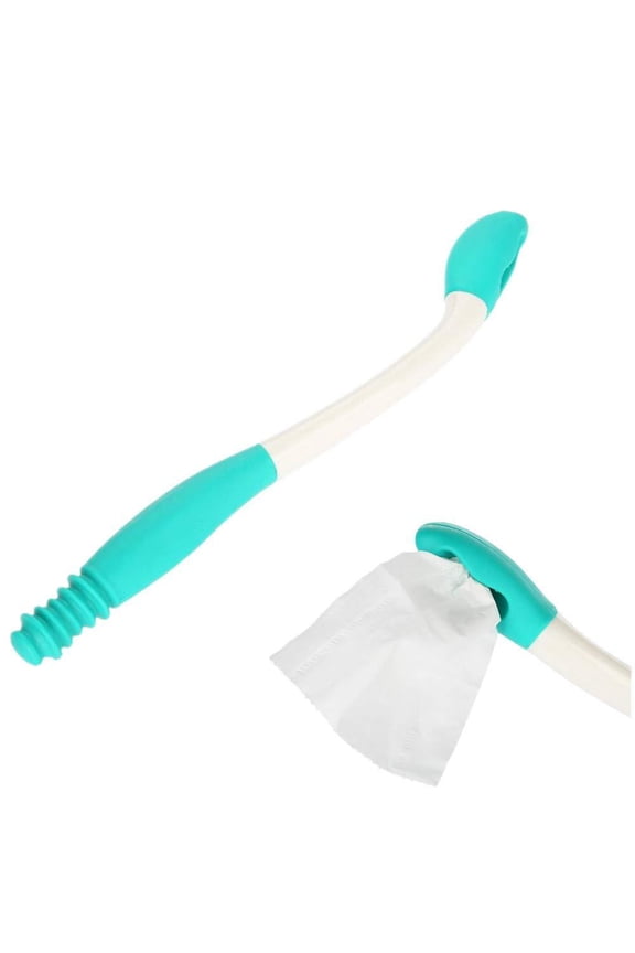 Self Wipe Assist Bottom Wiping Toilet Aid Self Wipe Assist Tissue Holder Tool Long Reach Toilet Tissue Grip Motion Assistance Supplies