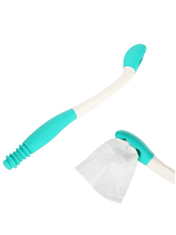 Self Wipe Assist Bottom Wiping Toilet Aid Self Wipe Assist Tissue Holder Tool Long Reach Toilet Tissue Grip Motion Assistance Supplies