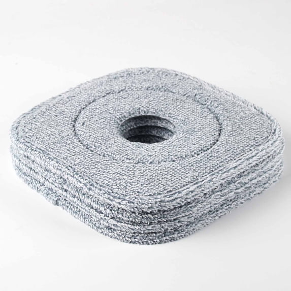 Self-Wringing Flat Mop with Microfiber Pads for Hardwood Floors, Laminate, and Tile - Hands-Free Cleaning Mop with Rotating Head and Reusable Washable Cloth Refills