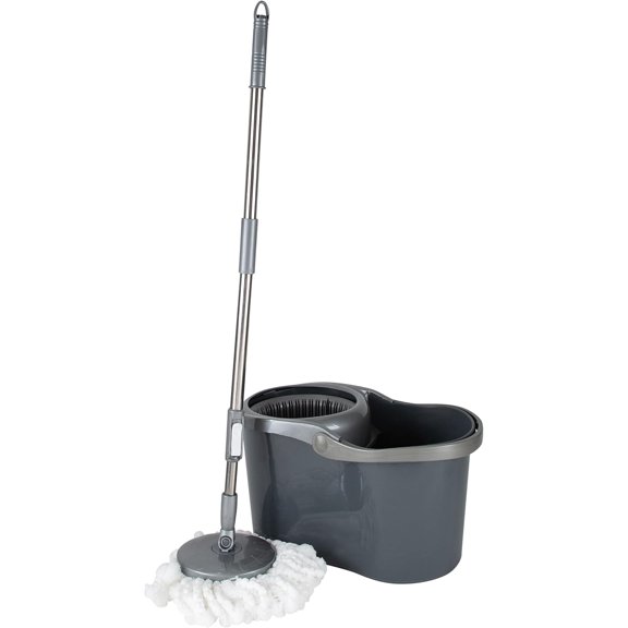Self Wringing Mop & Bucket Set | 16 Liter | Extendable Handle | Gentle on Floors