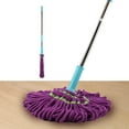 thumbnail image 1 of Self Wringing Mop For Floor Cleaning Reusable Easy Squeezed Twisting Mop With 50 Inches Long Handle And Top Scouring Pad Wet Mops For Hardwood Vinyl Tile Sales Today Clearance, 1 of 5