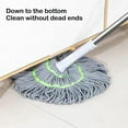 thumbnail image 1 of Self Wringing Mop, Spin Mop with Bucket, Adjustable Handle Floor Mop, Absorbent Microfiber Cloth, Quick Cleaning Mop for Hardwood Tile, 1 of 6