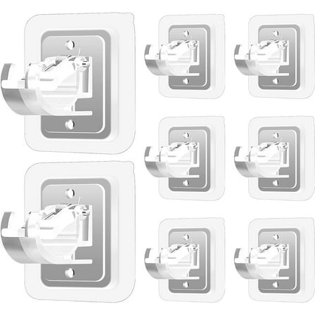 Self-adhesive Curtain Hooks & Fixed Rod Bracket