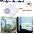thumbnail image 1 of Self-adhesive DIY Anti-mosquito Screen Adjustable Net Invisible Simple Screen Window with Velcro Fitted to Multiple Windows Bug Bee Mosquito Protector, 1 of 6