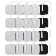 ROMYSE TENS Unit Electrode Pads, 20Pcs TENS Pads Replacement for EMS Massage, Pain Relief, 2x2 in