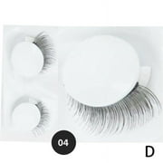 RYGRZJ Self-adhesive Eyelash Extension Pre-glued Reusable Natural No Eye Glue Lash N5E9