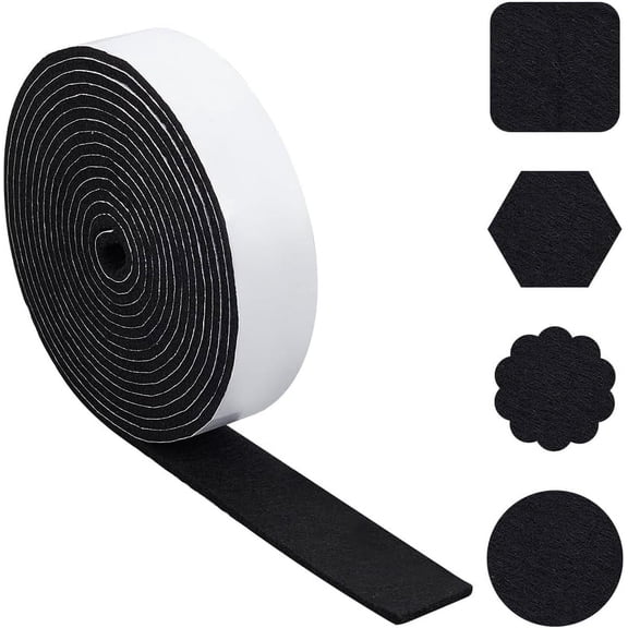 Self-adhesive Felt Fabric DIY Crafts Gainsboro 500x4x0.5cm