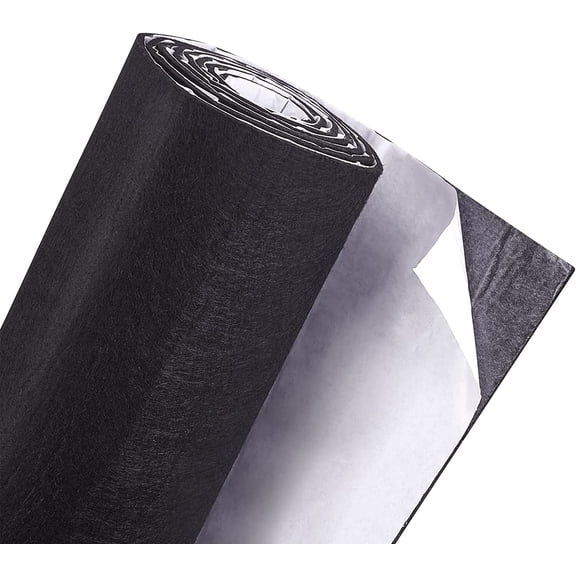 Self-adhesive Felt Fabric for DIY Crafts Sewing Accessories Black 30x0.3cm
