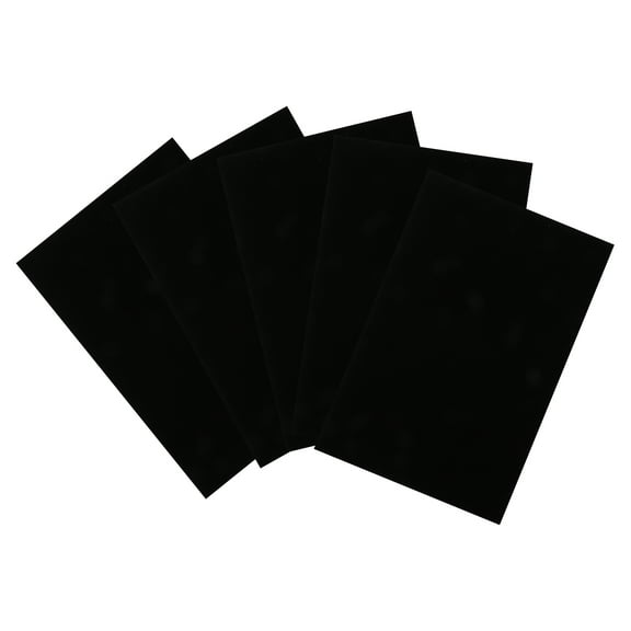 Self-adhesive Flocking Cloth 5 Sheets Cabinet Liner Felt Gift Box Furniture Fluff