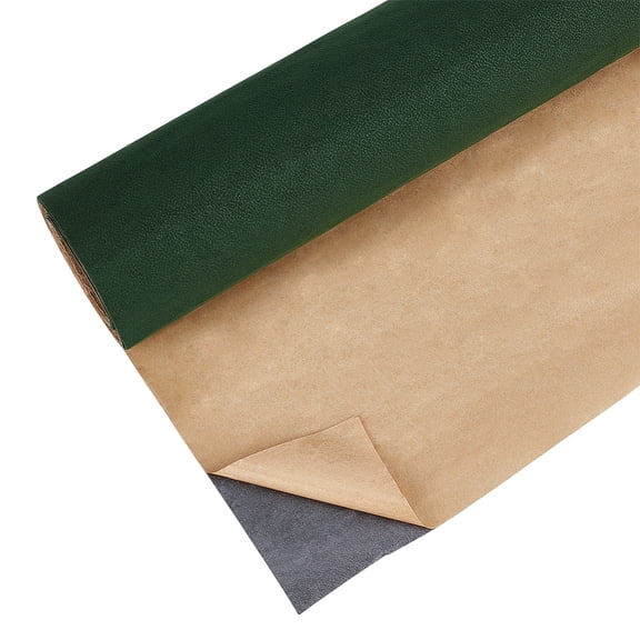 Self-adhesive Flocking Fabric DIY Craft Supplies Sea Green 365x0.5mm 2.7m/roll